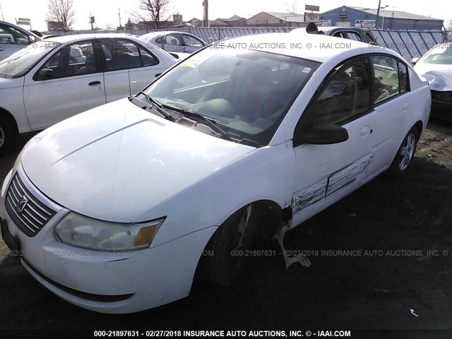 1G8AJ58F76Z140987 - 2006 SATURN ION LEVEL 2 WHITE photo 2