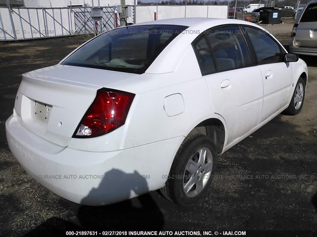 1G8AJ58F76Z140987 - 2006 SATURN ION LEVEL 2 WHITE photo 4