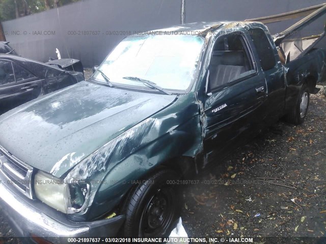 4TAVL52NXXZ561620 - 1999 TOYOTA TACOMA XTRACAB GREEN photo 6