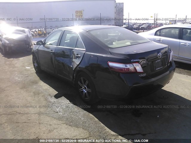 4T1BB46K79U103310 - 2009 TOYOTA CAMRY HYBRID BLACK photo 3