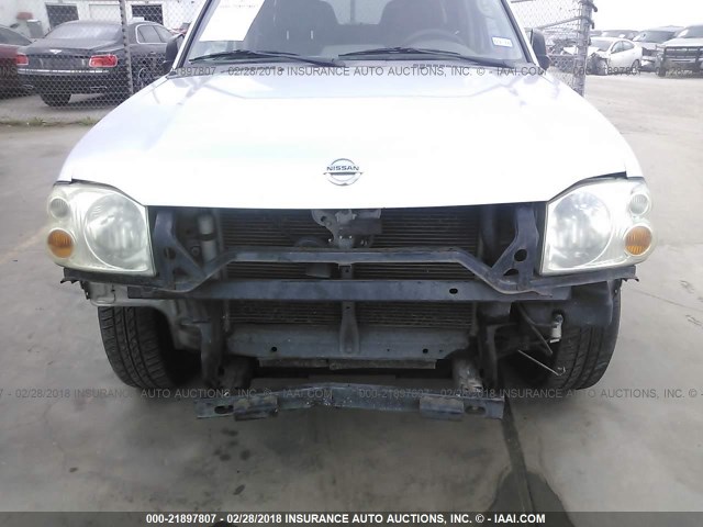 1N6ED27T34C419578 - 2004 NISSAN FRONTIER CREW CAB XE V6 SILVER photo 6