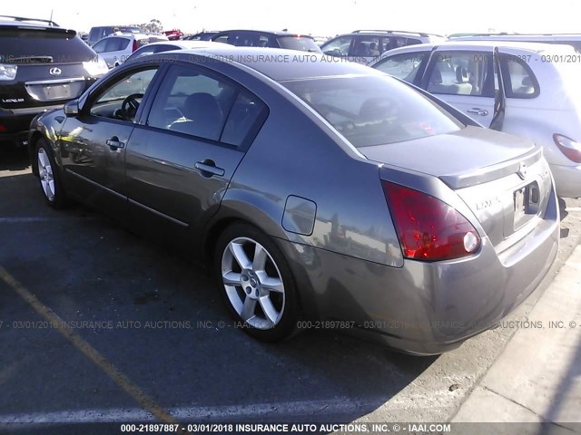 1N4BA41E86C850933 - 2006 NISSAN MAXIMA SE/SL GRAY photo 3