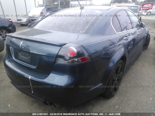 6G2EC57Y89L159860 - 2009 PONTIAC G8 GT TEAL photo 4