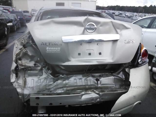 1N4AL2AP1AN439608 - 2010 NISSAN ALTIMA S GOLD photo 6