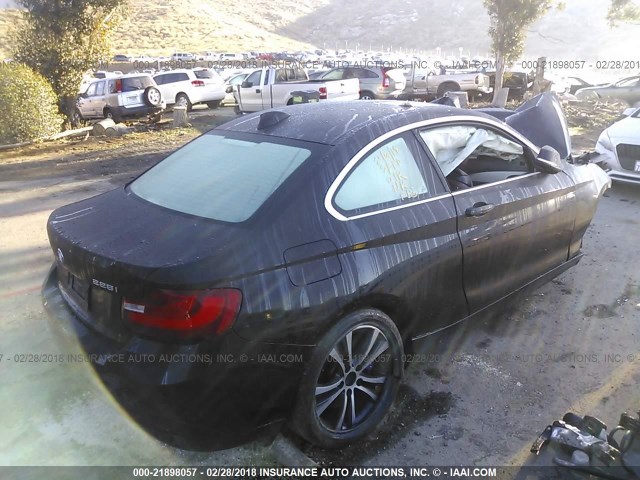 WBA1F5C58FV256614 - 2015 BMW 228 I BLACK photo 4