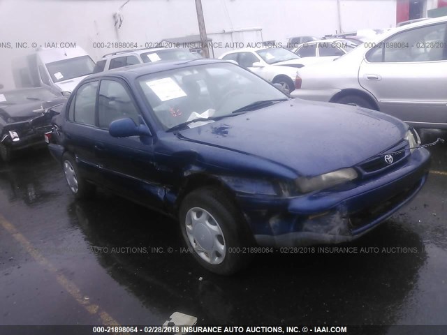 1NXBB02E6VZ588252 - 1997 TOYOTA COROLLA DX BLUE photo 1