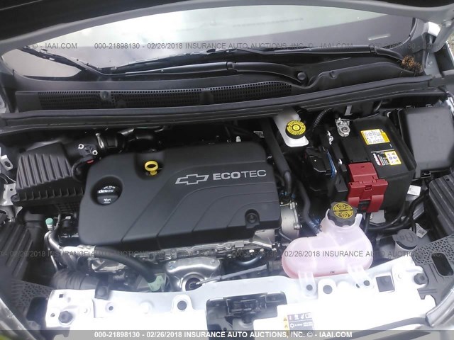 KL8CD6SA7HC839091 - 2017 CHEVROLET SPARK 1LT Серебристый фото 10