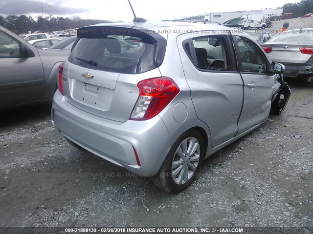 KL8CD6SA7HC839091 - 2017 CHEVROLET SPARK 1LT Серебристый фото 4