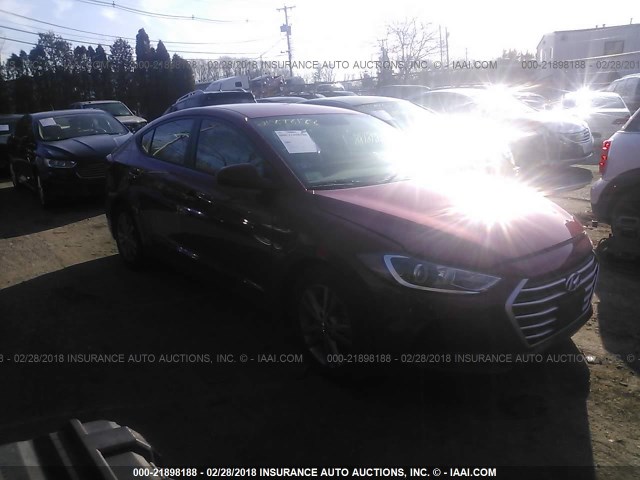 5NPD84LFXHH130027 - 2017 HYUNDAI ELANTRA SE/VALUE/LIMITED RED photo 1