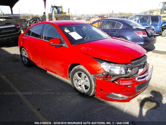 1G1PE5SB2G7225459 - 2016 CHEVROLET CRUZE LIMITED LT RED photo 1