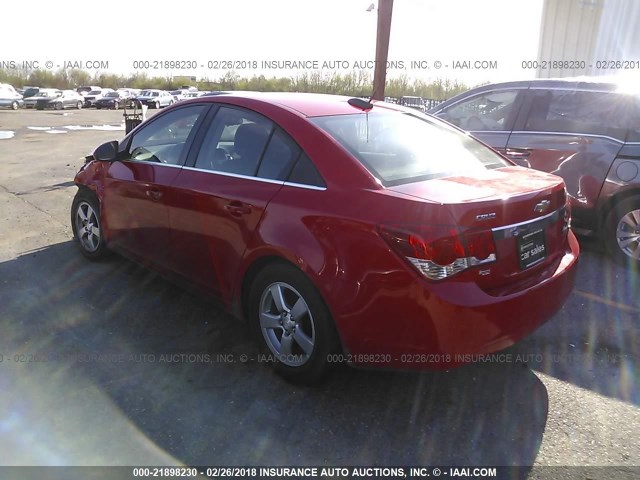 1G1PE5SB2G7225459 - 2016 CHEVROLET CRUZE LIMITED LT RED photo 3