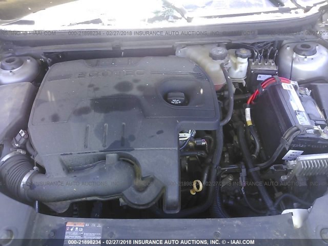 1G1ZA5EU6CF389055 - 2012 CHEVROLET MALIBU LS 银色 照片 10