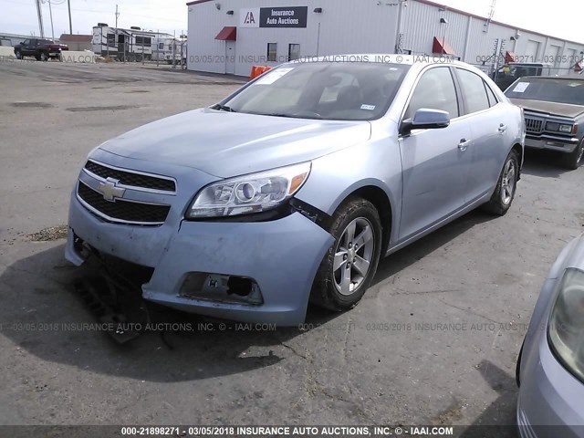 1G11C5SA0DU135503 - 2013 CHEVROLET MALIBU 1LT 蓝色 照片 2