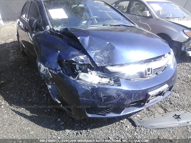 19XFA1F39AE015247 - 2010 HONDA CIVIC VP Navy photo 6