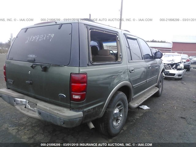 1FMFU18L3YLC14960 - 2000 FORD EXPEDITION EDDIE BAUER GREEN photo 4