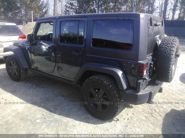 1C4HJWDG8HL708680 - 2017 JEEP WRANGLER UNLIMITE SPORT GRAY photo 3