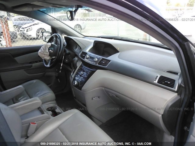 5FNRL5H64BB037271 - 2011 HONDA ODYSSEY EXL შავი ფოტო 5
