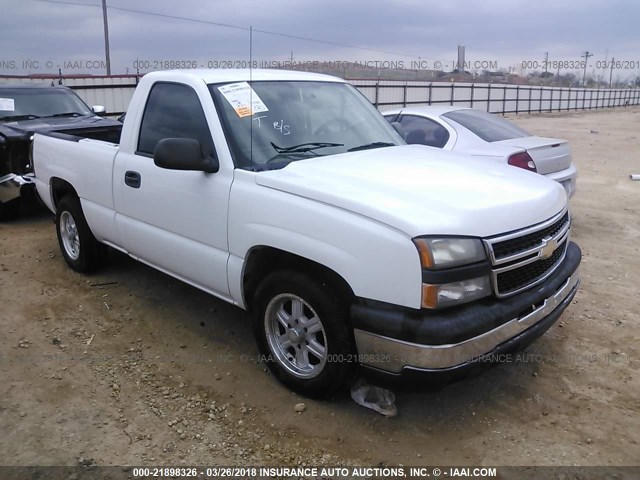 3GCEC14X07G248149 - 2007 CHEVROLET SILVERADO C1500 CLASSIC WHITE photo 1
