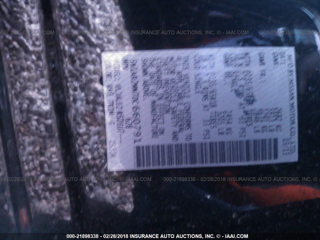 5N1AR2MN7DC660791 - 2013 NISSAN PATHFINDER S/SV/SL/PLATINUM 黑色 照片 9