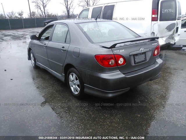 1NXBR32E85Z426510 - 2005 TOYOTA COROLLA CE/LE/S GRAY photo 3