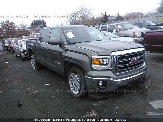 3GTU2UEC6EG340374 - 2014 GMC SIERRA K1500 SLE TAN photo 1