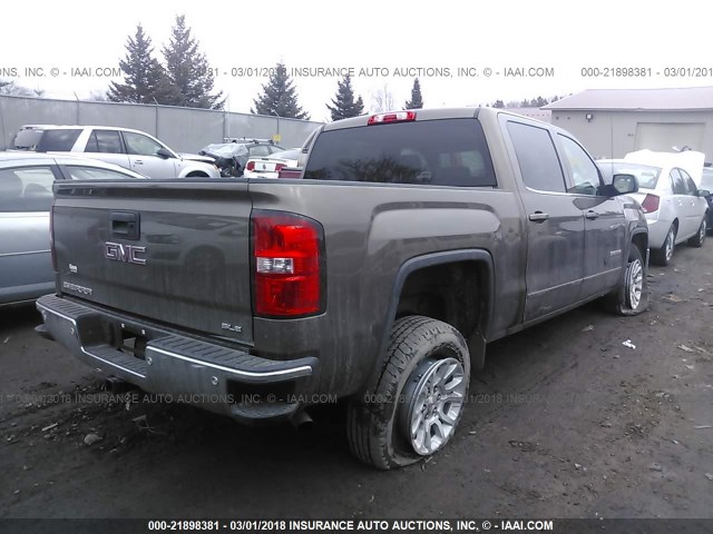 3GTU2UEC6EG340374 - 2014 GMC SIERRA K1500 SLE TAN photo 4