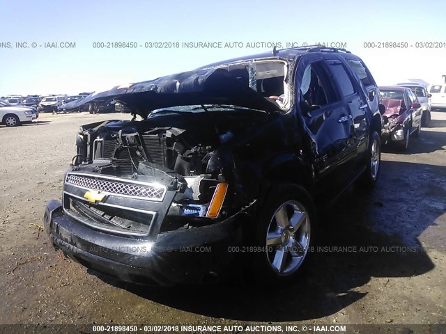 1GNSCAE07ER141768 - 2014 CHEVROLET TAHOE C1500  LS BLACK photo 2