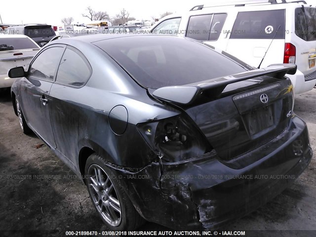 JTKDE167X60137798 - 2006 TOYOTA SCION TC 灰色 照片 3