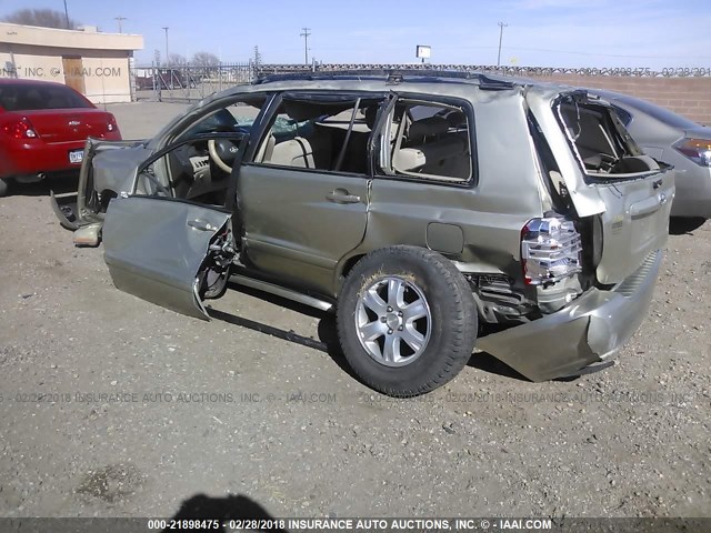 JTEGF21A230093555 - 2003 TOYOTA HIGHLANDER LIMITED GOLD photo 3