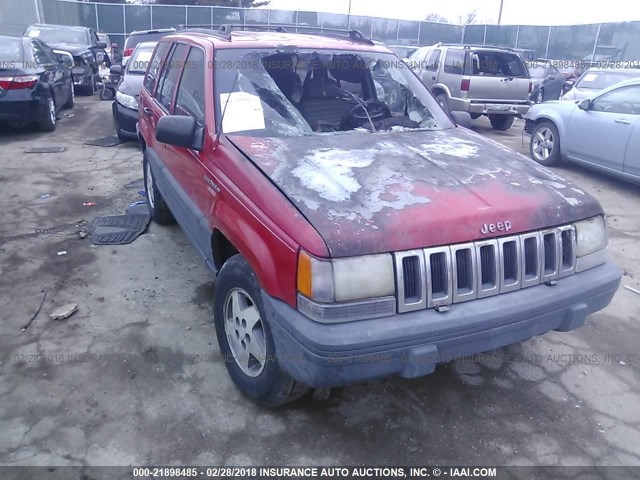 1J4GZ58Y9RC153221 - 1994 JEEP GRAND CHEROKEE LAREDO RED photo 1