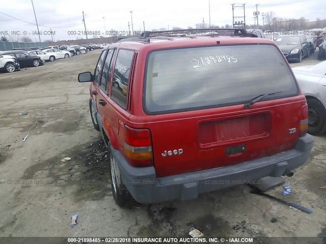 1J4GZ58Y9RC153221 - 1994 JEEP GRAND CHEROKEE LAREDO RED photo 3