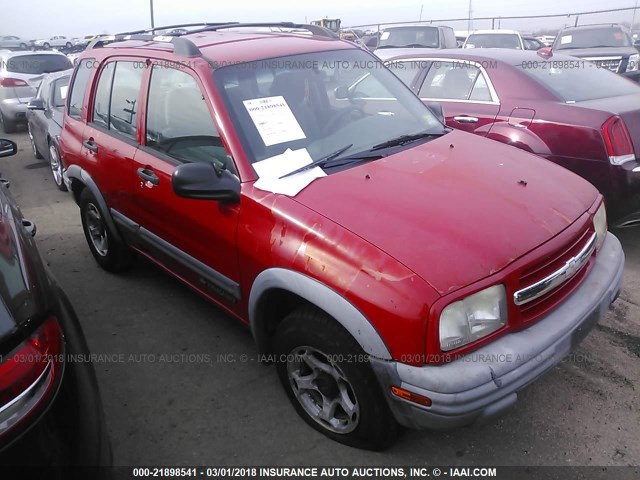 2CNBJ734116950790 - 2001 CHEVROLET TRACKER ZR2 RED photo 1