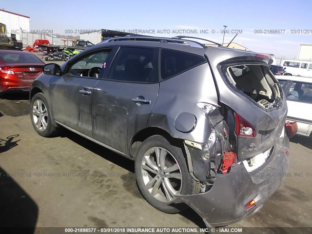 JN8AZ1MW1AW140527 - 2010 NISSAN MURANO S/SL/LE GRAY photo 3