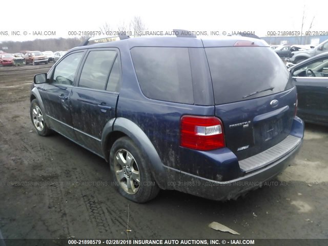 1FMDK05106GA27532 - 2006 FORD FREESTYLE SEL BLUE photo 3