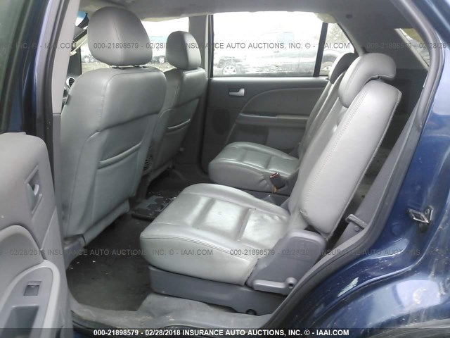 1FMDK05106GA27532 - 2006 FORD FREESTYLE SEL BLUE photo 8