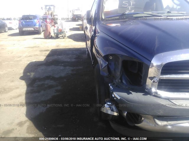 1D7HA16KX6J238462 - 2006 DODGE RAM 1500 ST BLUE photo 6