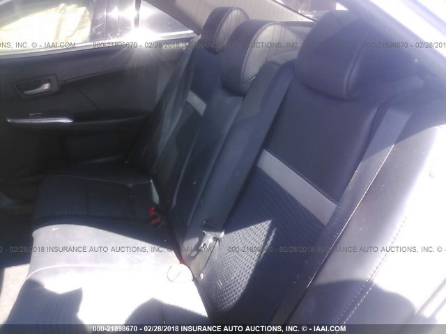 4T1BF1FK2CU600405 - 2012 TOYOTA CAMRY SE/LE/XLE GRAY photo 8