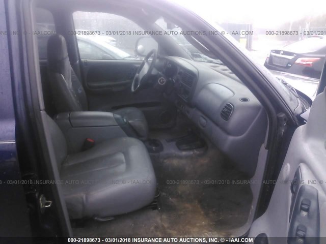 1B4HS28Y3XF504470 - 1999 DODGE DURANGO BLUE photo 5