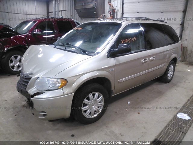 2A4GP54L36R702270 - 2006 CHRYSLER TOWN & COUNTRY TOURING GOLD photo 2