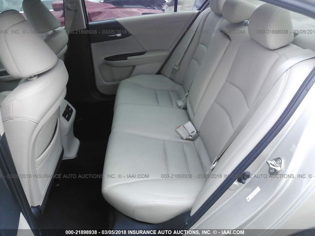 1HGCR3F82DA047887 - 2013 HONDA ACCORD EXL TAN photo 8