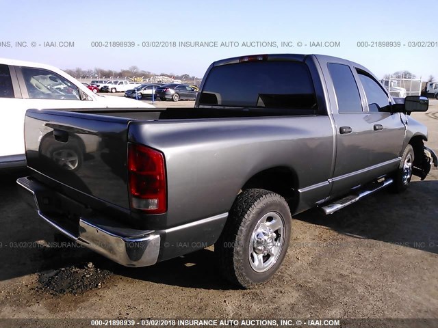 3D7KA28D34G160261 - 2004 DODGE RAM 2500 ST/SLT GRAY photo 4