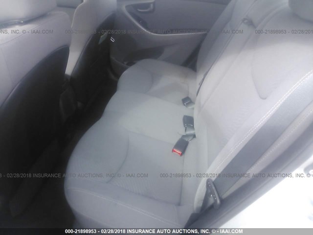 KMHDH4AE7FU260677 - 2015 HYUNDAI ELANTRA SE/SPORT/LIMITED SILVER photo 8