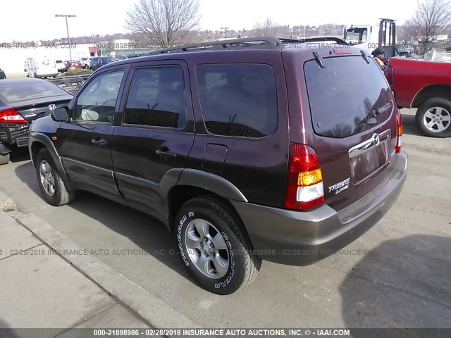 4F2YU08151KM37390 - 2001 MAZDA TRIBUTE LX/ES 勃艮第红 照片 3