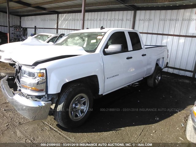 1GCRCNEC6GZ204208 - 2016 CHEVROLET SILVERADO C1500/C1500  LS WHITE photo 2