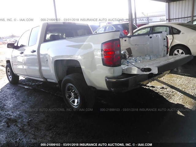 1GCRCNEC6GZ204208 - 2016 CHEVROLET SILVERADO C1500/C1500  LS WHITE photo 3