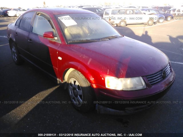 WVWPD63B7XE440944 - 1999 VOLKSWAGEN PASSAT GLX 红色 照片 1
