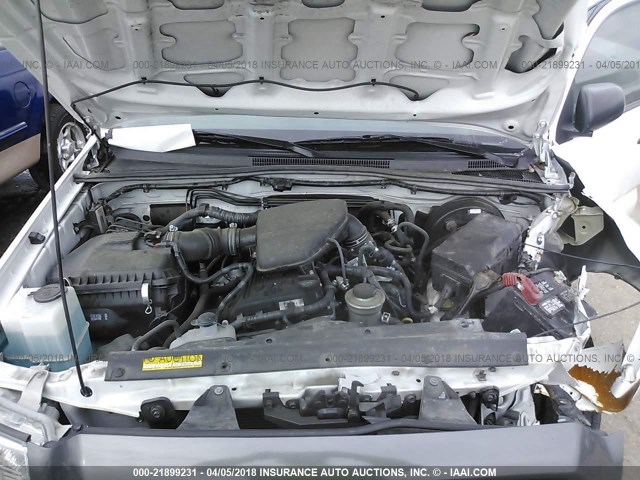 5TFTX4CN4FX068177 - 2015 TOYOTA TACOMA ACCESS CAB Weiß Foto 10