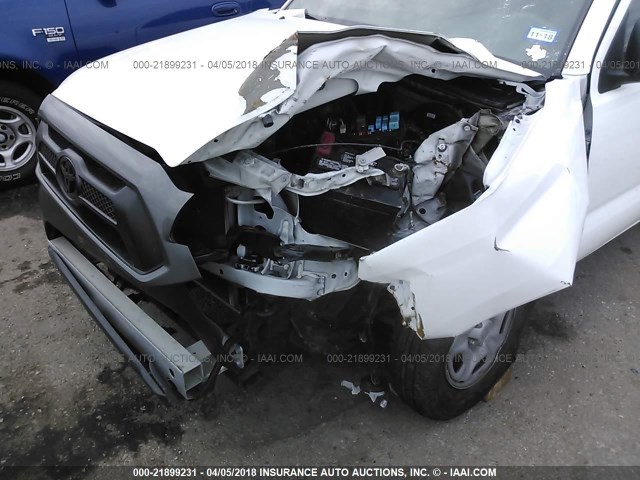 5TFTX4CN4FX068177 - 2015 TOYOTA TACOMA ACCESS CAB Weiß Foto 6