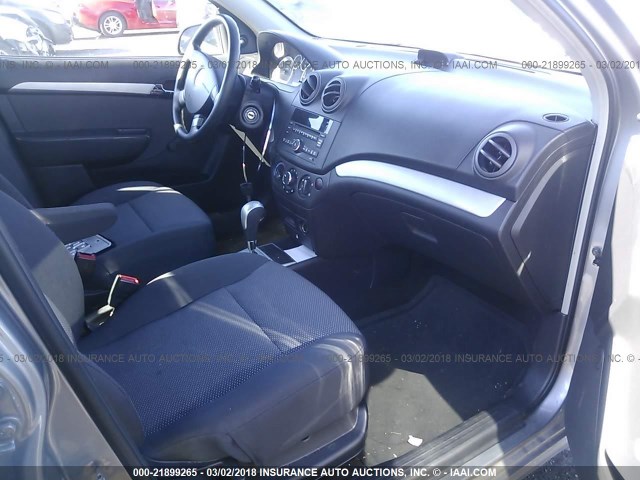 KL1TD5DE3AB117315 - 2010 CHEVROLET AVEO LS/LT 灰色 照片 5