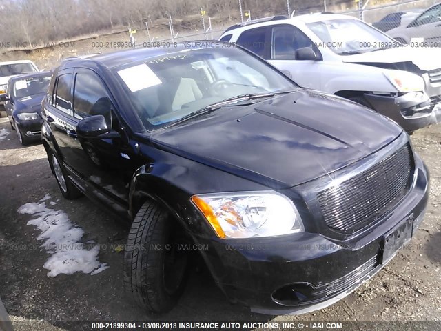 1B3HB48B07D380942 - 2007 DODGE CALIBER SXT BLACK photo 1